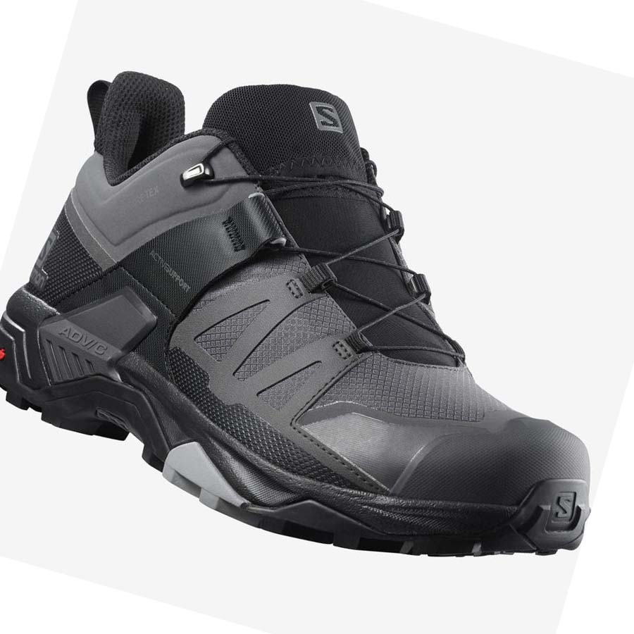 Salomon X ULTRA 4 GORE-TEX Erkek Yürüyüş Ayakkabısı Gri | TR 3593RVD